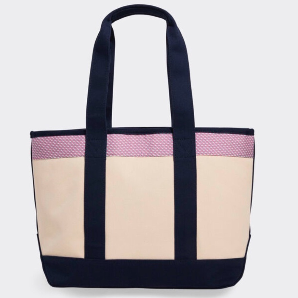 NWT Vineyard Vines Heritage Tie Silk Medium Tote - Picture 5 of 6